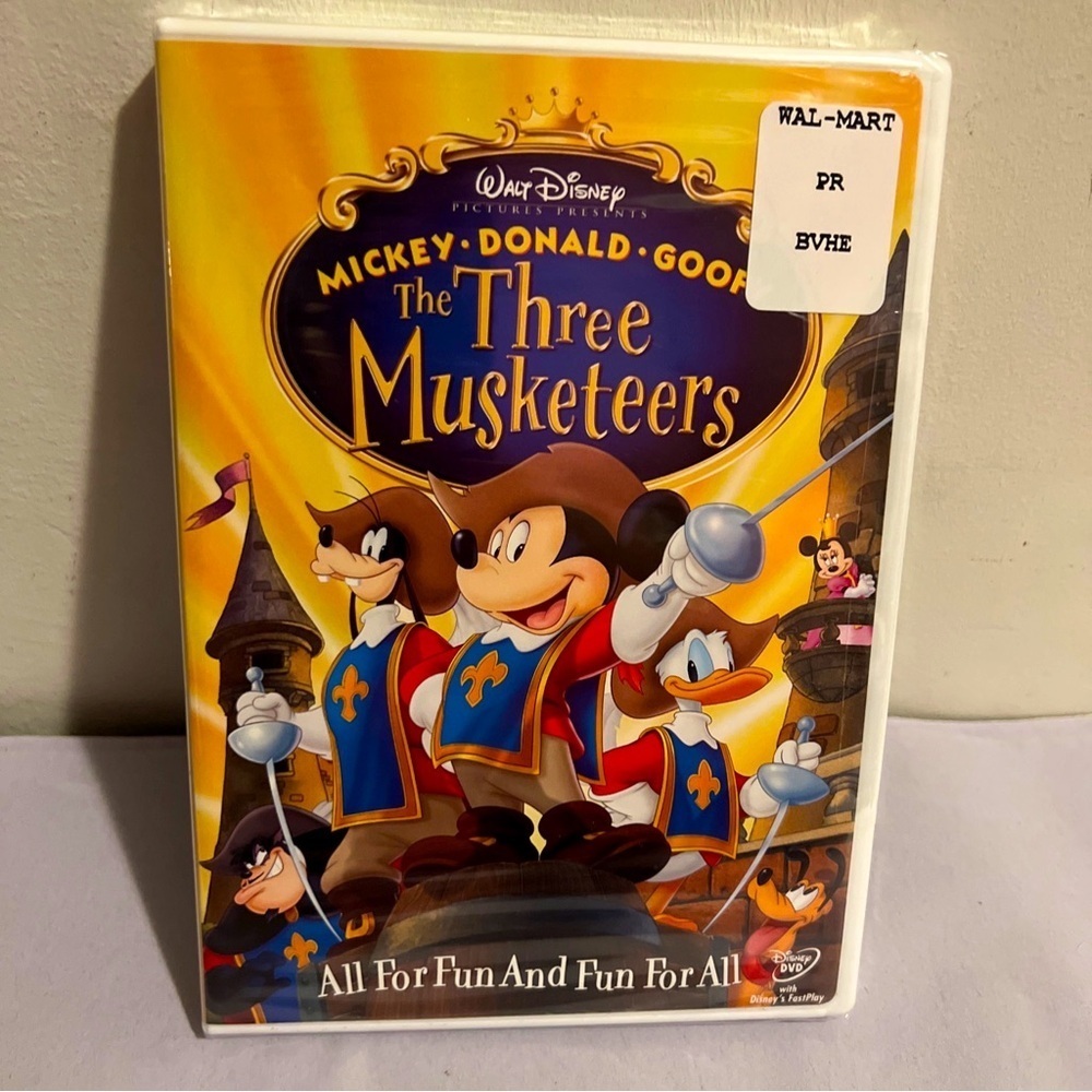 Disney The Three Musketeers DVD *New & Sealed* Mickey Mouse Donald Duck Goofy